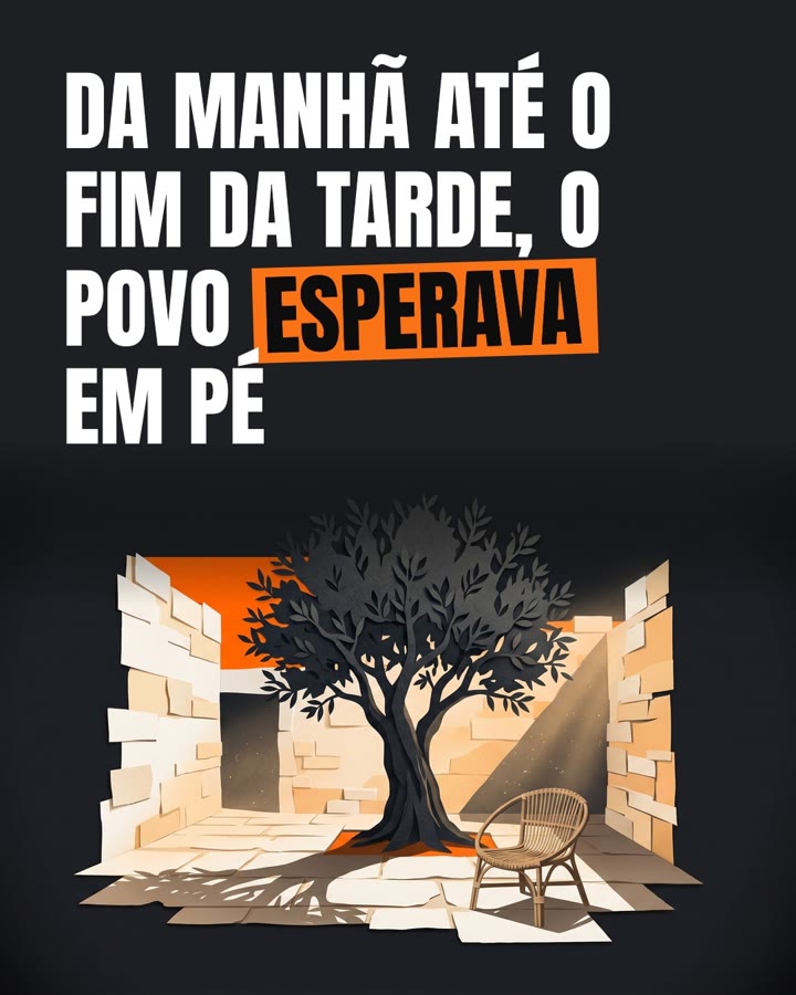 Três lâminas reais de um carrossel: Da manhã até o fim da tarde, o povo esperava em pé